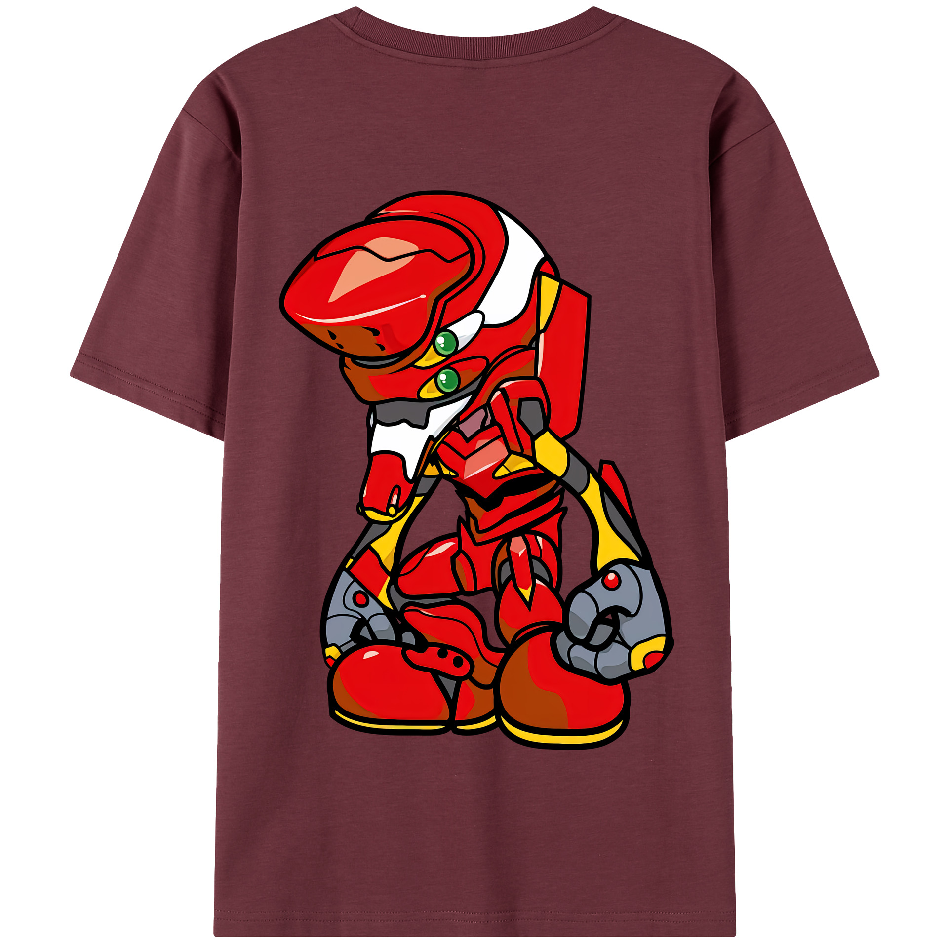 （画像用） EVA 新世紀エヴァンゲリオン 綿100％半袖Tシャツ（背面プリント）
